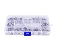 Ujjdwiurgh Kit de 120 pièces en acier inoxydable de qualité marine pour toile et tapisserie, housse de bateau, fermeture à bouton-pression