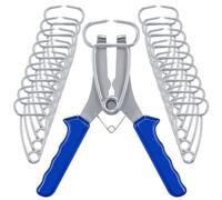 Ujjdwiurgh Kit de 20 pinces à onglet avec pince à ressort pour le travail du bois, cadres photo, moulures en bois