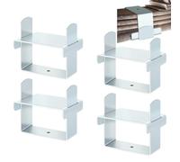 Ujjdwiurgh Kit de 4 Colliers de Serrage pour Ressorts à Lames Jusqu'à 2,5 Pouces de Large, Verrouillage des Ressorts à Lames Ensemble, Clip de Réparation de Courbure des Ressorts à Lames