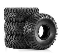 Ujjdwiurgh Kit de 4 Pièces D'Accessoires 115MM Pneus de Grappin de Boue en Caoutchouc pour 1:10 RC Chenille Axiale SCX10 SCX10 II 90046 90047-4 G500-6 G63