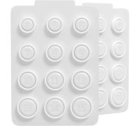 Ujjdwiurgh Kit de 4 tailles de bague - Mesurez la taille de votre doigt avant d'acheter une bague, taille 4/5/6/7/8/9/10/11/12/13/14/15