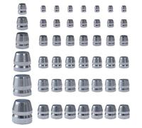 Ujjdwiurgh Kit de 42 Cales Rondes en Acier pour Manche de, Poignée de Sécurité, Cales en Métal pour Manche de Marteau