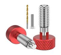 Ujjdwiurgh Kit de 4PCS de Goupilles à Dégagement avec Poignée, Goupilles à Dégagement en Acier Inoxydable avec Poignée Moletée M6 pour Boîte à Outils Roulante, et Facile à Installe