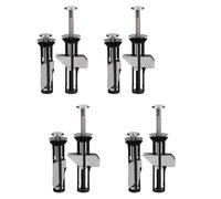 Ujjdwiurgh Kit de Boulons de Fixation pour Siège de Toilette, Boulon Verrouillage pour Siège Toilette, Boulons Charnières de Siège de Toilette Universels, Raccords de Siège de Toilette M5-50