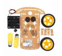 Ujjdwiurgh Kit de bricolage 2WD Robot Smart Car Châssis Kits avec encodeur de vitesse DIY Education Robot Smart Car Kit
