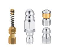 Ujjdwiurgh Kit de Buse de Nettoyage pour les Nettoyeurs de Drain de Jet de Jet de Couteau D'Égout