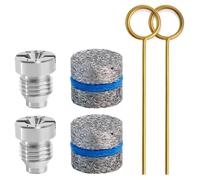 Ujjdwiurgh Kit de Buses à Orifice pour à Mousse et de Mailles pour Générateur de Mousse pour Embouts de Buse Filetés de Remplacement pour à Mousse et Filtre à Mailles
