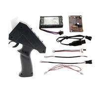 Ujjdwiurgh Kit de Carte de Circuit à Distance de Télécommande 2.4g pour MN78 / B16 Série RC Conversion des Pièces de Mise à Niveau