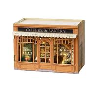 Ujjdwiurgh Kit de Coin de Livre à Faire Soi-Même avec Puzzle 3D, Modèle de Construction, Étagère en Bois, Serre-Livres, Jouet, Halloween, Noël, Cadeau d'anniversaire MINI-111