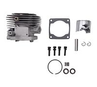 Ujjdwiurgh Kit de Cylindre de Moteur 4 Boulons 32Cc pour Moteur Rovan pour PièCes de Voiture 1/5 Km RV Baja 5B 5T 5Sc Rc