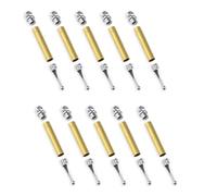 Ujjdwiurgh Kit de Décoration d'arbre de Noël avec Finition Chromée - Pack de 10 Pièces Inclus