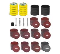 Ujjdwiurgh Kit de Disques de Ponçage des Outils Rotatifs de Broyeur de Forage Kit de Ponçage