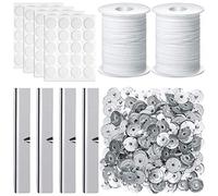 Ujjdwiurgh Kit de fabrication de bougies, mèches de bougie, outil de centrage de bougie, autocollant de mèche de bougie pour bougie