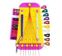 Ujjdwiurgh Kit de Fabrication de pour Bracelets D'Amitié pour Filles, Kit de Fabrication de Bracelets D'Art et D'Artisanat, Jouet de de Simulation, Cadeau Jaune