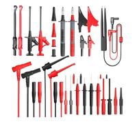 Ujjdwiurgh Kit de Fils de Test Multimètre P1925 avec Sondes de Test Électriques Numériques, Pince Crocodile, Crochet de Test, Flexible