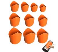 Ujjdwiurgh Kit de gabarit de selle de tuyauterie - 10 outils de coupe pour isolation métallique (20-200 mm), guide de coupe d'isolation de plomberie