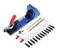 Ujjdwiurgh Kit de Gabarit de Trou de Poche Gabarit de Trou de Poche en Aluminium pour Projets de Menuiserie de Bricolage, Bascule en Bois avec Trou de Forage