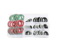 Ujjdwiurgh Kit de Joints A/CO, Joint D'Accessoires de Voiture, Kit D'Assortiment de Joints Toriques, Kit de Joints Toriques AC, Kit de Joints AC 60 Pièces, Kit de Joints de Compresseur A/C