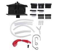 Ujjdwiurgh Kit de Machine de Nettoyage de ChaîNe de Moto Outil de Nettoyage D'Engrenage de Brosse pour Dispositif de Lubrification Universel de ChaîNes de Moto Noir