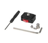 Ujjdwiurgh Kit de montage anti-secousses pour caméra de sport à dégagement rapide adapté au moniteur de microphone de lumière de remplissage