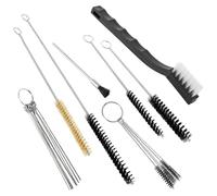 Ujjdwiurgh Kit de Nettoyage pour Pulvérisateur de Peinture Multi-Usages 21 Pièces, Brosses en Nylon, Mini Brosses et Aiguilles, Brosse de Nettoyage pour Tube en Métal