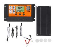 Ujjdwiurgh Kit de Panneau Solaire 600W avec R¨¦gulateur de Charge Solaire 100A 18V pour Le Camping en Plein Air, Les Caravanes et Les Syst¨¨Mes de Bateaux