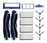 Ujjdwiurgh Kit de pièces de rechange pour aspirateur Robovac 11S 25C 30 30C 35C 12 15T 15C Slim Robot Aspirateur Brosse latérale principale Filtre HEPA