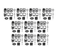 Ujjdwiurgh Kit de Reconstruction de RéParation de Carburateur 10 Ensembles pour K20-WYL WYL-240-1 WYL-242-1 WYL BE01 LE230