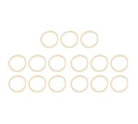 Ujjdwiurgh Kit de remplacement de cheveux pour archet de violon, 15 pièces, 74,9 cm, outils de récoiffage, archet musical, cheveux de cheval, blanc