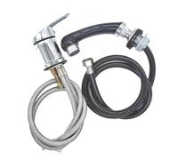 Ujjdwiurgh Kit de Remplacement de de Tuyau de Douche de Poignée de Tuyau D'Eau Chaude et Froide de Lavabo de Shampoing de Salon de Coiffure