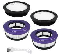 Ujjdwiurgh Kit de Remplacement de Filtre HEPA pour Aspirateur Anyson Stars 5 (45 000 Pa/550 W/70 Min), Lavable et Réutilisable