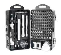 Ujjdwiurgh Kit de réparation 120 en 1 avec tournevis mécanique pour ordinateur portable, montre et appareil photo