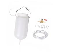 Ujjdwiurgh Kit de réparation de réservoir auxiliaire de 1 L avec tuyau d'entretien pour moto et voiture