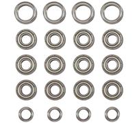 Ujjdwiurgh Kit de Roulement à Billes 20 PièCes pour TT01 TT-01 TT01D TT01E TT01R DF02 1/10 PièCes de Mise à Niveau de Voiture TéLéCommandéE