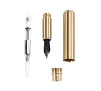 Ujjdwiurgh Kit de Stylo de Recharge de Recharge en Cuivre avec Fournitures de Bois pour de Classe de Bricolage, Cadeau D'Étudiant Enseignant