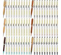 Ujjdwiurgh Kit de Stylo de Twist-Out de 60pcs pour Woodturn 7 mm Slim Pen Bulk avec Pack de Recharge Projets en Bois pour les Cadeaux D'Artisanat de Bricolage