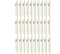 Ujjdwiurgh Kit de Stylo Mince en Bois de Bois Essentiel, de 30 Pcs avec Recharge, Parfait pour les Fournitures de Bureau de Bricolage