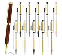 Ujjdwiurgh Kit de Stylo Professionnel en Bois Tournant de 10 Pièces, Outils Minces de 7 mm pour Fabrication de Stylo de Bureau