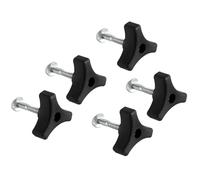 Ujjdwiurgh Kit de Tondeuse à Gazon avec Poignée de Main Courante Universelle 5 Pièces, Lames de Rechange, Bac de Ramassage D'Herbe, Roues