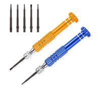 Ujjdwiurgh Kit de Tournevis de Réparation de Lunettes de Précision 5 en 1 Tournevis de Montre Magnétique pour Appareils Électroniques Lunettes de Soleil Téléphone Portable