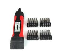 Ujjdwiurgh Kit de Tournevis Manuel à Couple Réglable avec Tournevis à Couple pour Fenêtres et Kit de 20 Embouts de Tournevis.