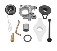 Ujjdwiurgh Kit d'engrenage à vis sans fin de ligne de pompe à huile pour 372Xp 365 371 385 390 362 570 575 576