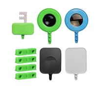 Ujjdwiurgh Kit D'Expérience en Optique pour Laboratoire de Physique avec Lentilles Convexe/Concave, Imagerie par Trou D'Épingle et Source de Lumière F.