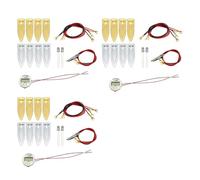 Ujjdwiurgh Kit D'Expérimentation Scientifique sur Batterie de Fruits pour Jouet D'Enseignement à Domicile, Expérience D'Enseignement Physique sur Batterie Pomme Terre au Citron 3 Ensembles