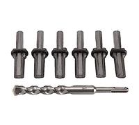 Ujjdwiurgh Kit D'Outils à Main pour Diviseur de Pierre Diviseur de Pierre avec Outils de Foret Argentés pour Fendre le Marbre de Béton de de