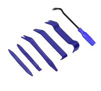 Ujjdwiurgh Kit D'Outils de Démontage de Garnitures Automobiles 6 Pièces, Kit D'Outils de Levier en Plastique Anti-Rayures - Ensemble de Retrait de Fixation de Panneau de Porte Intérieur