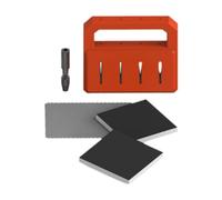 Ujjdwiurgh Kit D'Outils de Réparation et D'Affûtage D'Aiguilles D'Aérographe - Accessoires D'Entretien et de Polissage pour Aiguilles de 0,2 mm, 0,3 mm, 0,5 mm