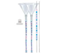 Ujjdwiurgh Kit d'outils d'entonnoir pour perles d'argile, outils de perlage pour la fabrication de bijoux avec aiguilles à perler, fabrication de colliers