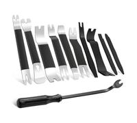 Ujjdwiurgh Kit D'Outils DéPose Garniture Automatique 11 PièCes, Outil Levier MéTal, Dissolvant Fixation Automatique, Kits Retrait Garniture Barre de Levier pour Kit RéParation Tableau Bord