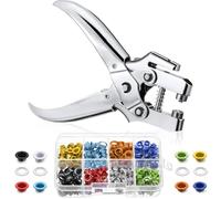 Ujjdwiurgh Kit D'Outils pour Œillets 3/16 Pouces Ensemble de Pinces à Œillets Pince Perforatrice pour Œillets Œillets pour Chaussures Vêtements